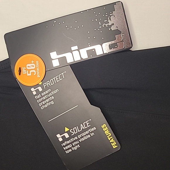 Hind Hydra Athletic Crop Top - NWT - Size Large - Black - Picture 3 of 7